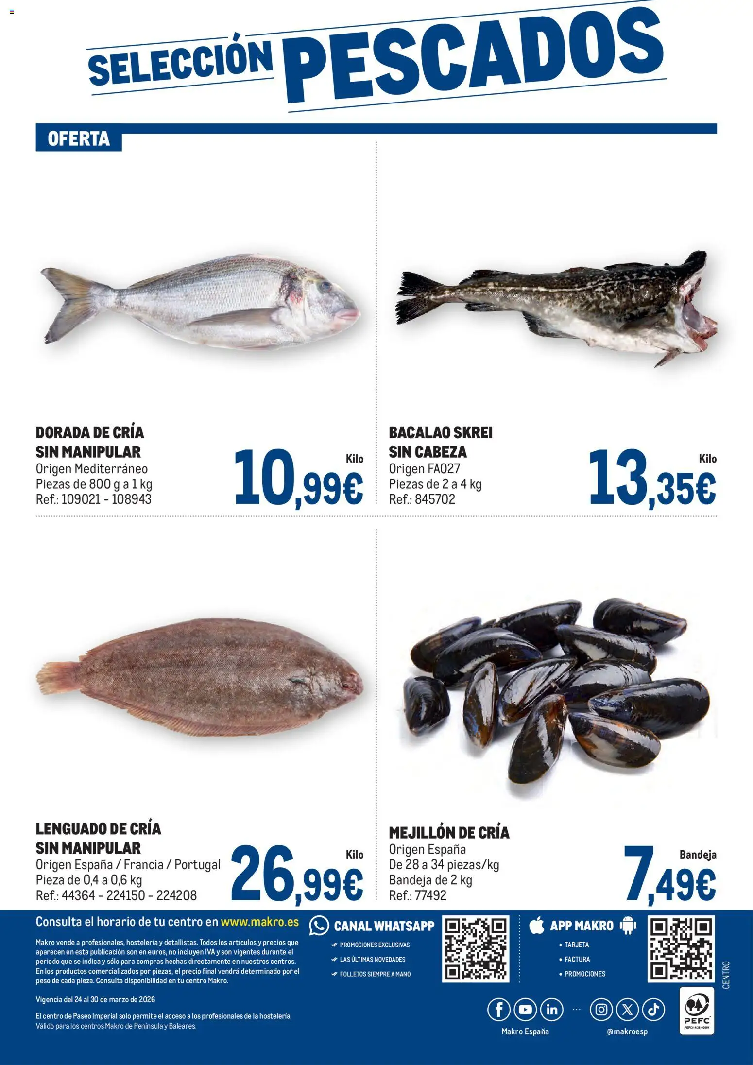 Makro Fresco Península │ válido desde el 24.03.2026 | Página: 4 | Productos: Peso, Bandeja