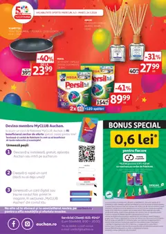 Ofertele Auchan valabile de la 04.03.2026 | Pagină: 28 | Produse: Telefon, Pomelo, Cameră, Detergent
