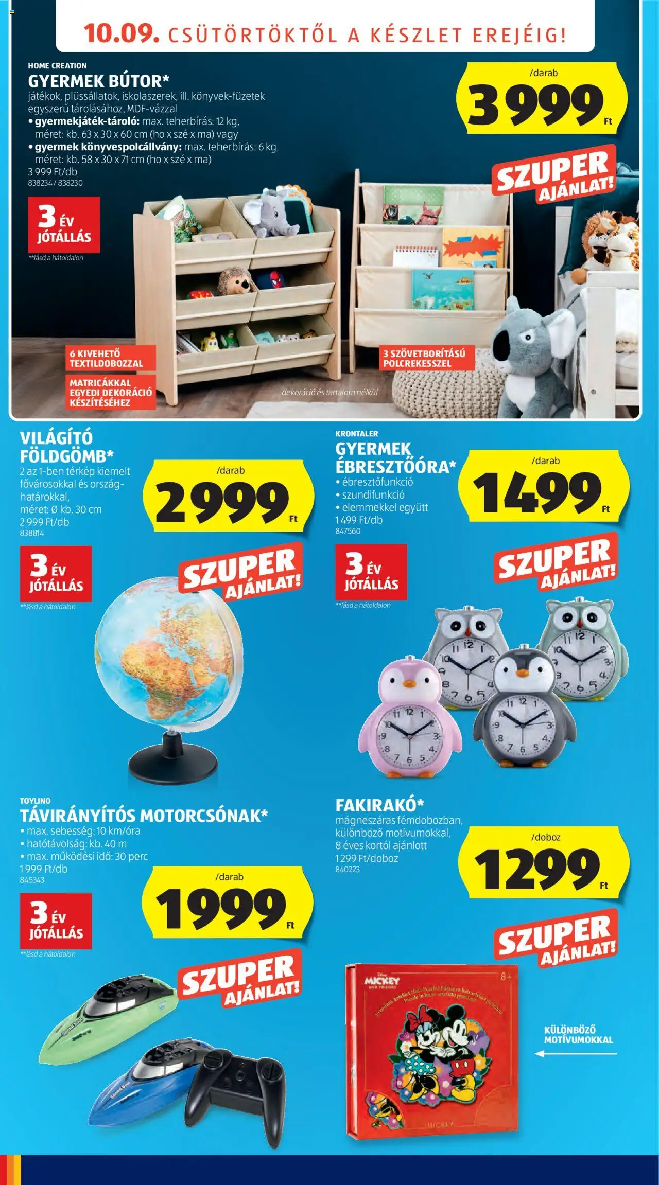 Aldi akciós ujság - amely érvényes a következő dátumtól: 09.10.2025 | Oldal: 14 | Termékek: Puzzle, Dekoráció