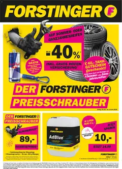 Forstinger Flugblatt ab 25.03.2026 gültig