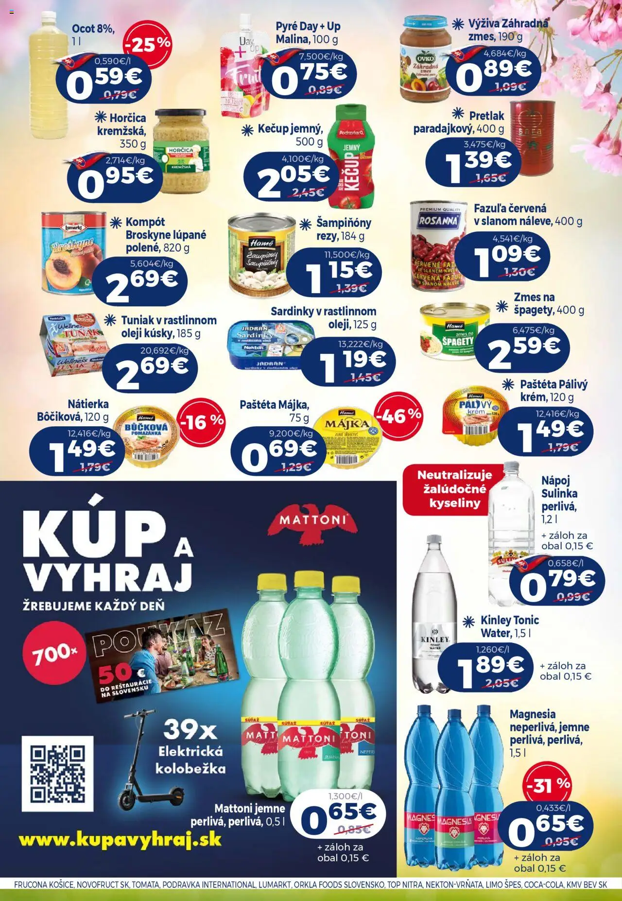 Milk Agro leták │ platný od 18.06.2025 | Strana: 9 | Produkty: Magnesia, Sulinka, Mattoni, Ocot
