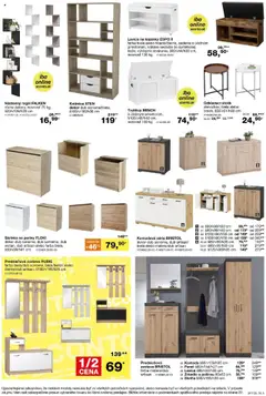 Nové Sconto nábytok akcie – leták je platný od 27.08.2025 | Strana: 18 | Produkty: Regál, Skriňa, Predsieňová zostava, Zrkadlo