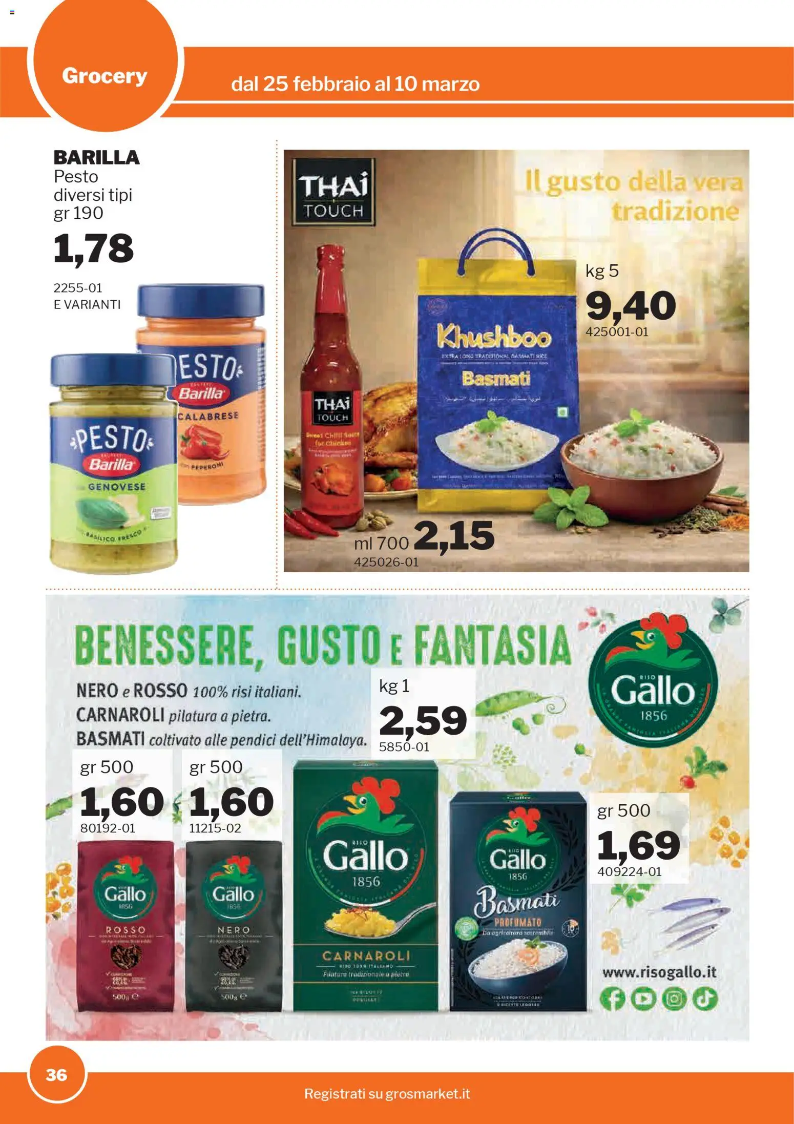 Volantino Sogegross del 25.02.2026 | Pagina: 35 | Prodotti: Peperoni, Pesto