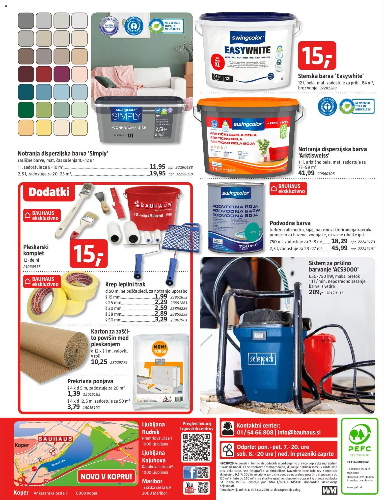 Novi Bauhaus katalog ponudbe – veljaven od 18.03.2026 | Stran: 24 | Izdelki: Barva