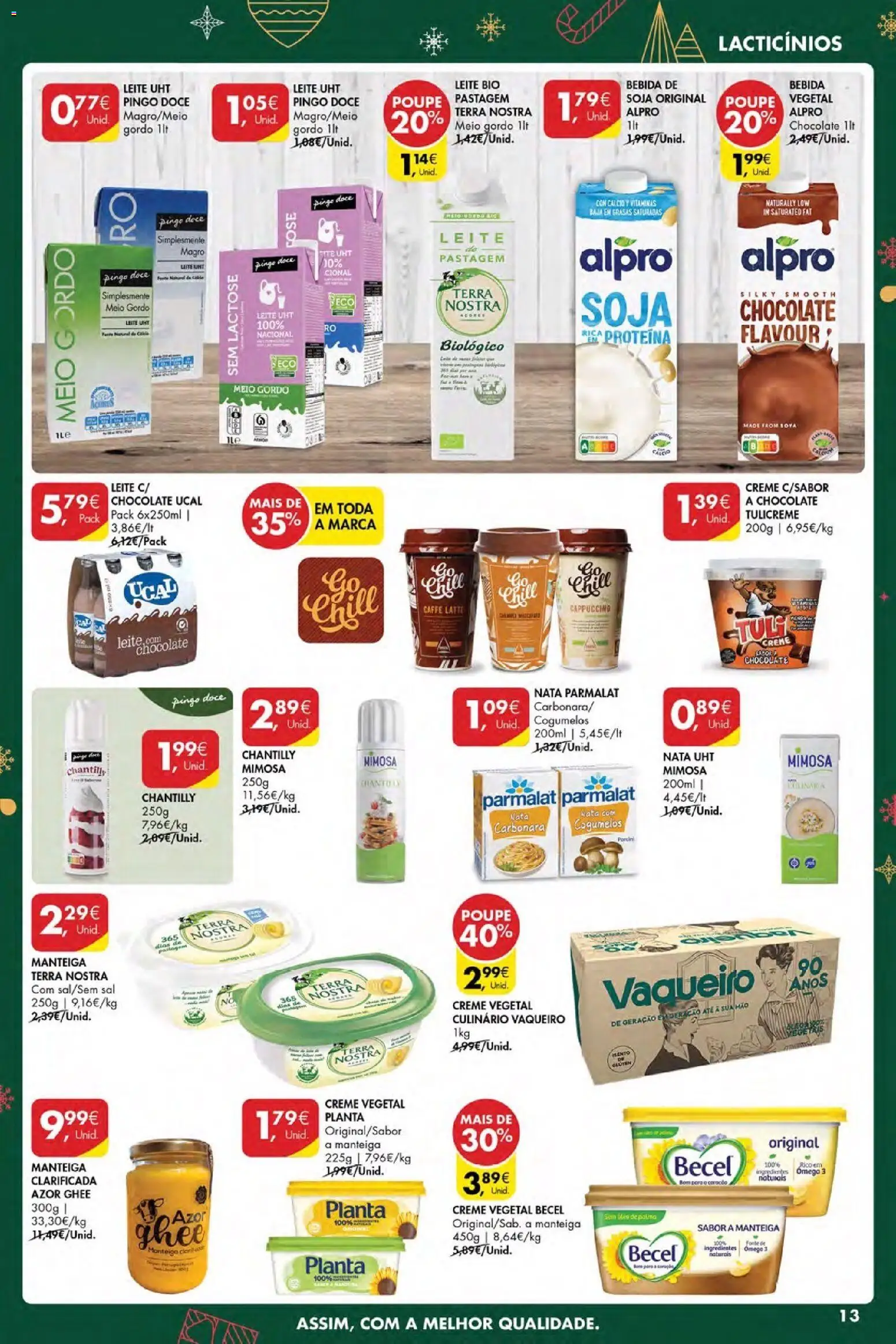 Pingo Doce Poupe Esta Semana Açores │ válido de 18.12.2025 | Página: 13 | Produtos: Ômega 3, Leite, Nata, Creme