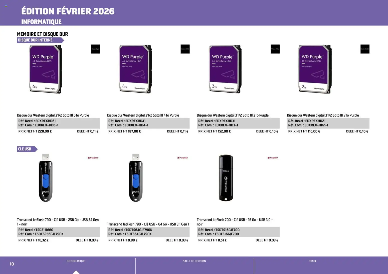 {H1} | Page: 10 | Produits: Disque dur, USB, Clé, clé USB