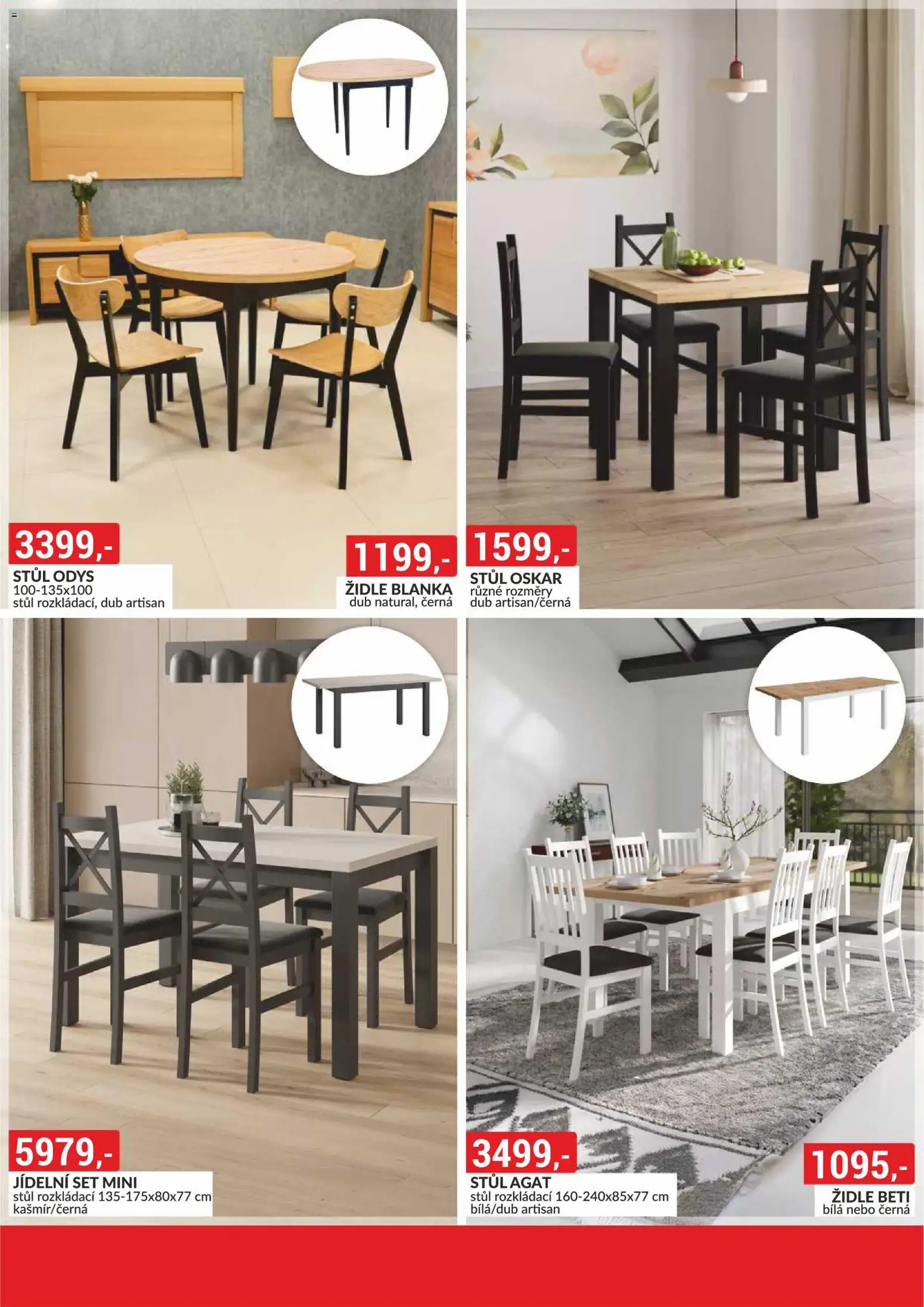 BAUMAX leták - Zařiďte si bydlení od 01.01.2026 | Strana: 67 | Produkty: Jídelní set, Stůl, Židle