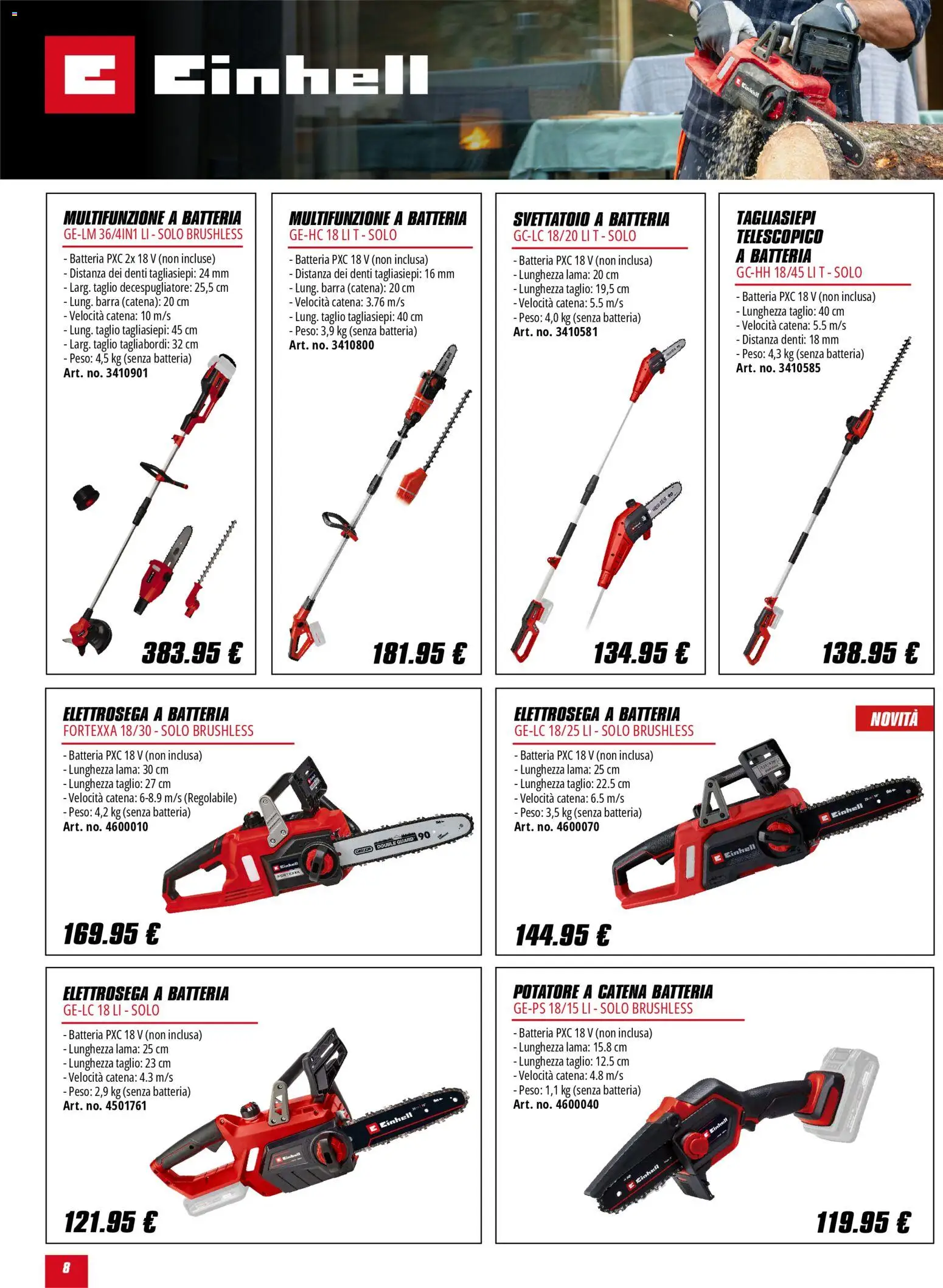 Volantino Einhell del 02.02.2026 | Pagina: 8