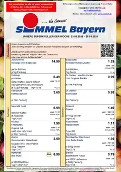 Simmel Bayern ab 23.03.2026 gültig