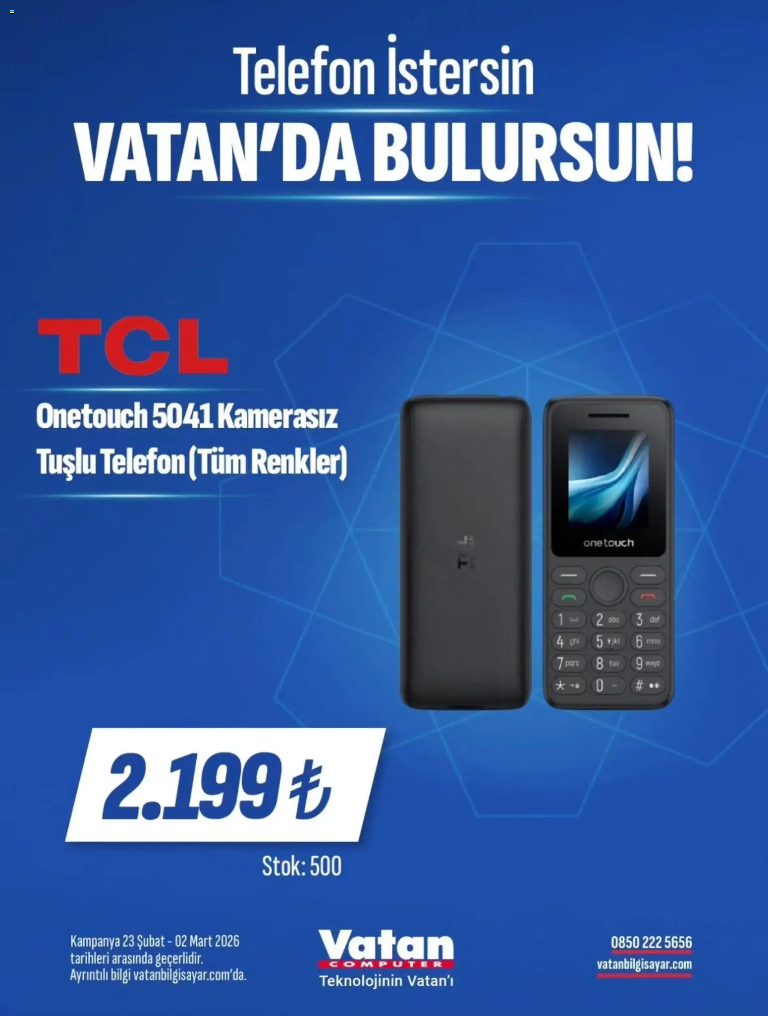 Vatan Bilgisayar İndirim - 23.02.2026 tarihinden itibaren geçerlidir | Sayfa: 12 | Ürünler: Telefon