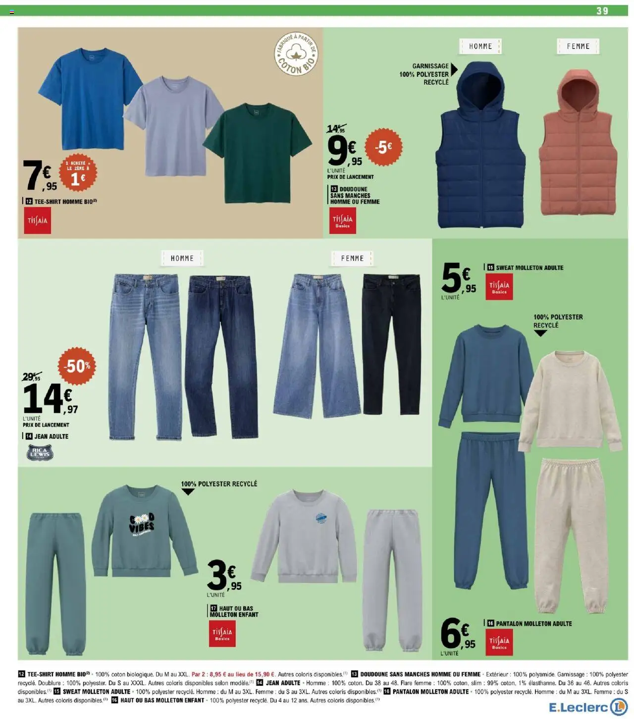 | Page: 39 | Produits: Jeans, Coton, T-shirt, Pantalon