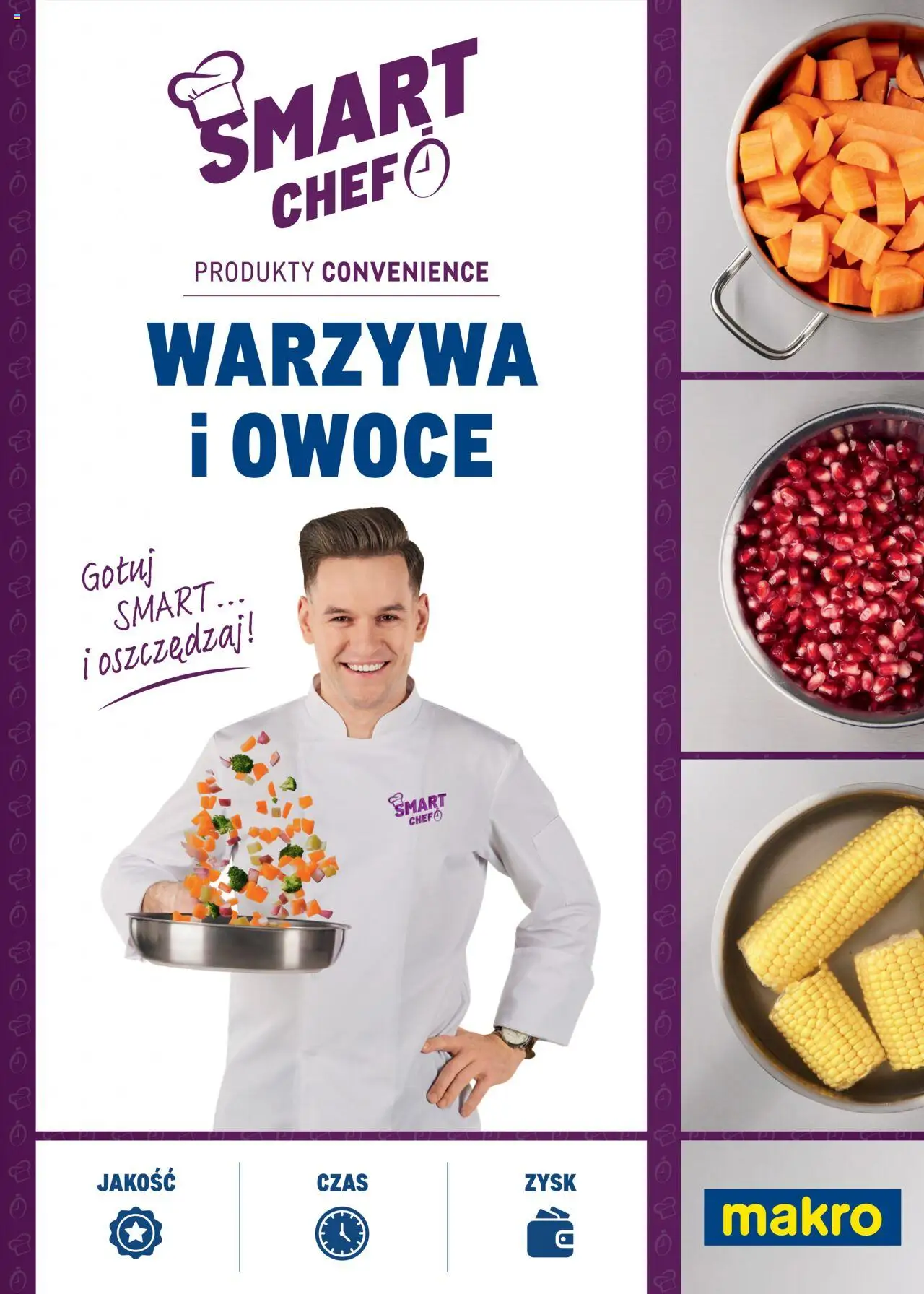 Makro Gazetka - Smart Chef od 12.02.2025 | Strona: 1 | Produkty: Warzywa, Owoce