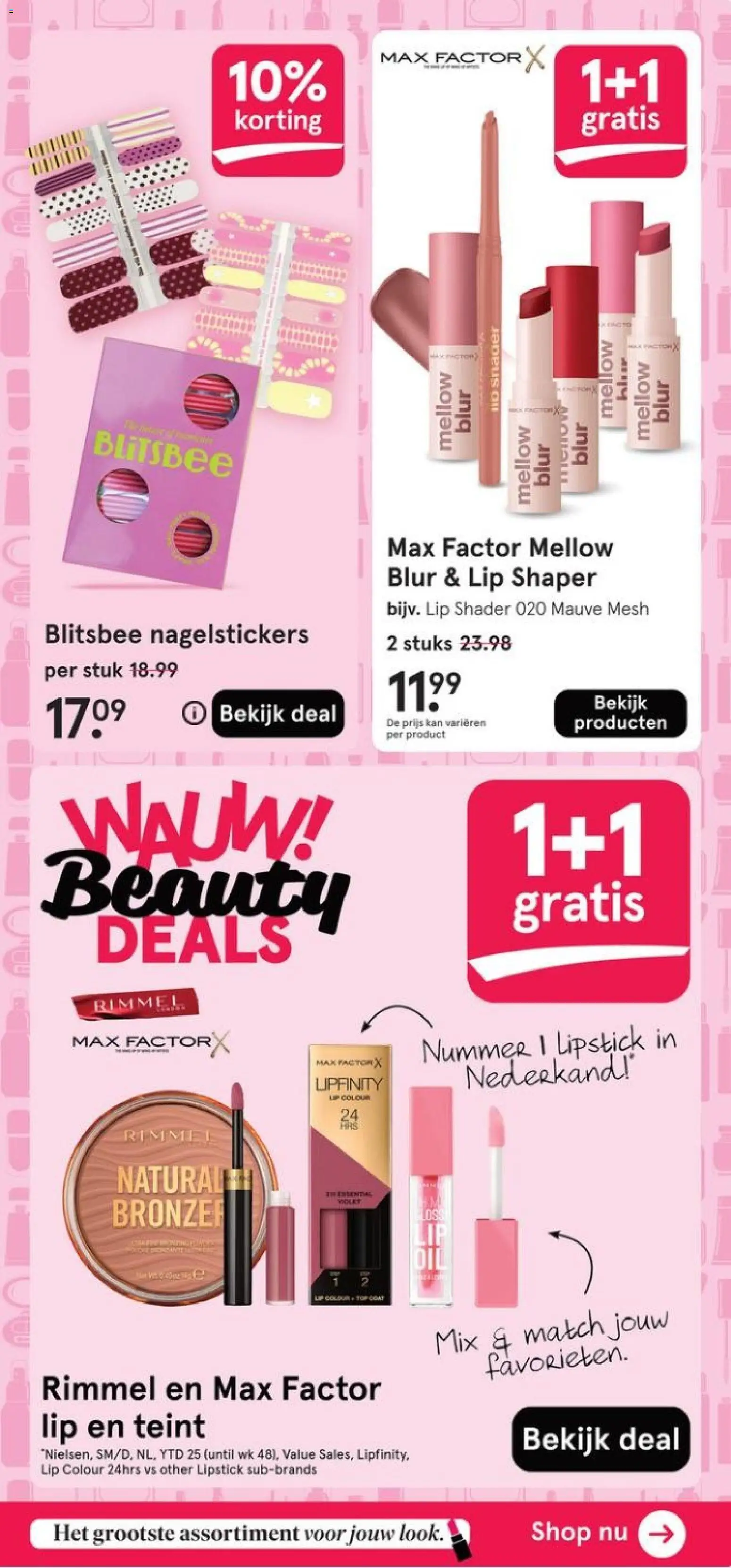 {H1} | Pagina: 13 | Producten: Kan, Stickers, Bronzer