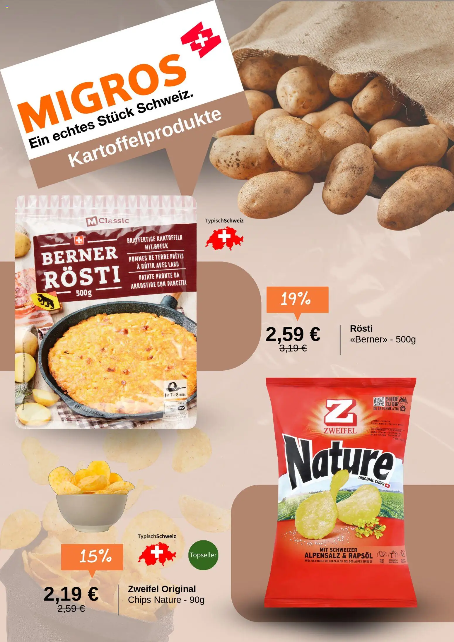Migros Prospekt 	 – gültig ab 21.04.2026 | Seite: 4 | Produkte: Rapsöl, Pommes, Kartoffeln, Chips
