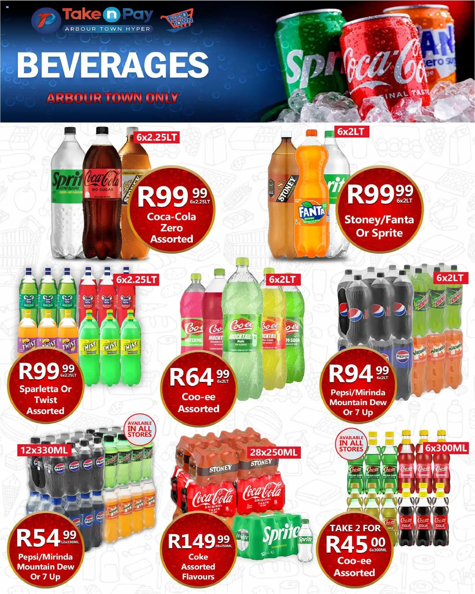 New Take n Pay catalogue – valid from 02.03.2026 | Page: 34 | Products: Cesto para colada, Coke, Stoney, Sugar