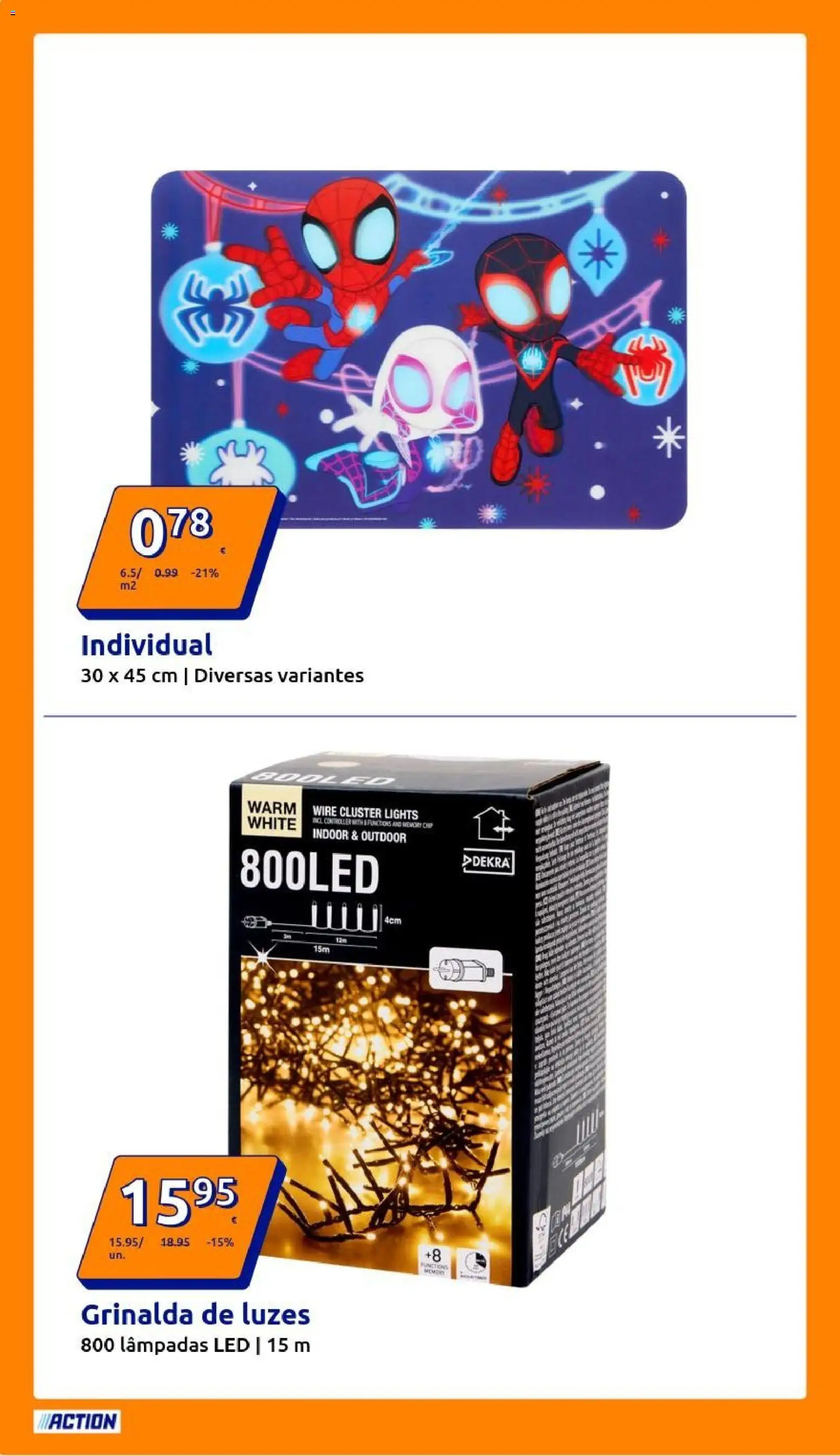 Action - Action PT week 47 2025 │ válido de 19.11.2025 | Página: 8 | Produtos: Lâmpadas