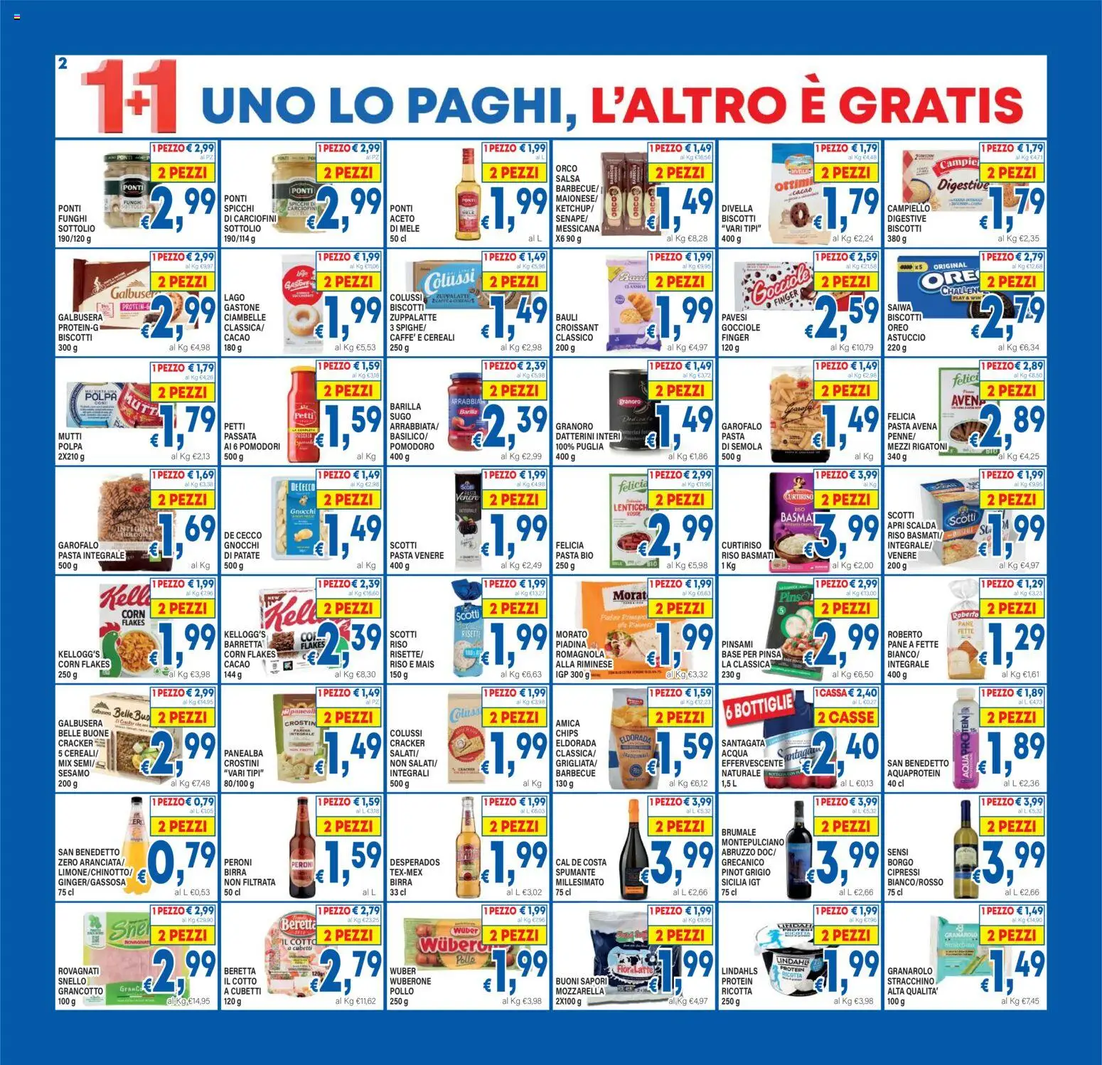 Volantino DEM del 29.04.2026 | Pagina: 2 | Prodotti: Birra, Pollo, Pomodori, Mutti passata