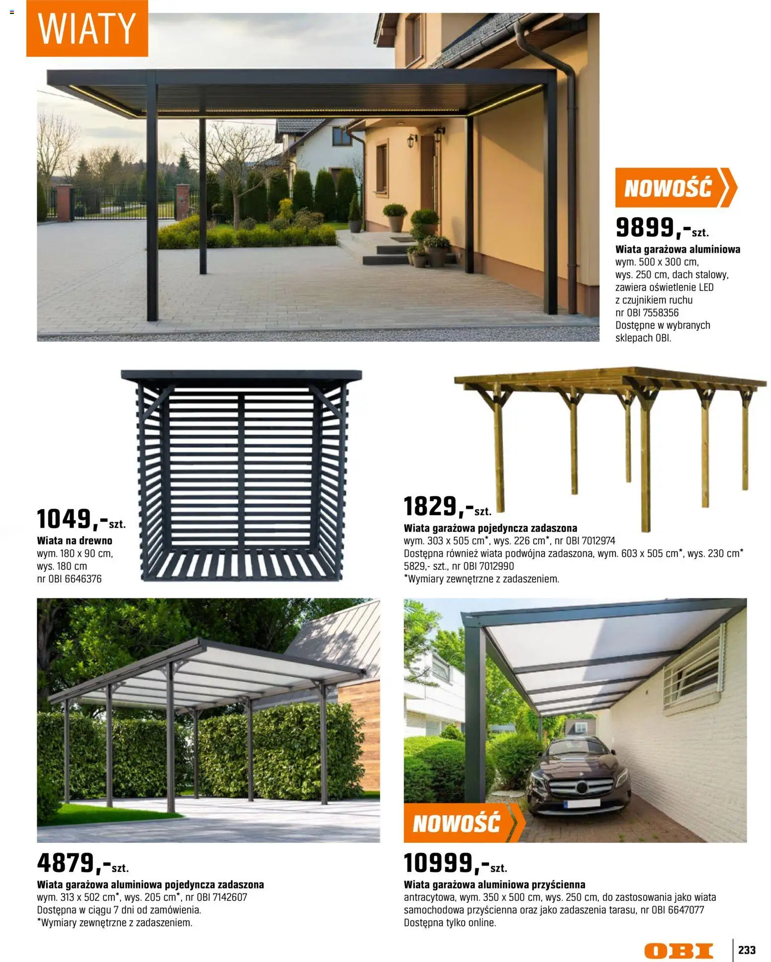 OBI gazetka - Ogród od 11.03.2026 | Strona: 233
