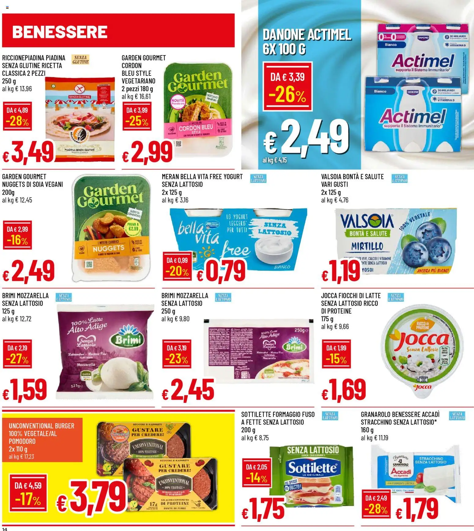 Volantino Galassia del 02.01.2026 | Pagina: 14 | Prodotti: Yogurt, Fiocchi, Mozzarella, Stracchino