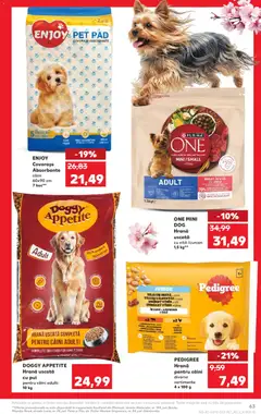Ofertele Kaufland valabile de la 18.03.2026 | Pagină: 63 | Produse: Hrană pentru câini, Hacıyatmaz Kedi Oyuncağı, Orez, Absorbante