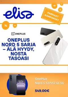 Katso Elisa tarjoukset voimassa alkaen 18.07.2025