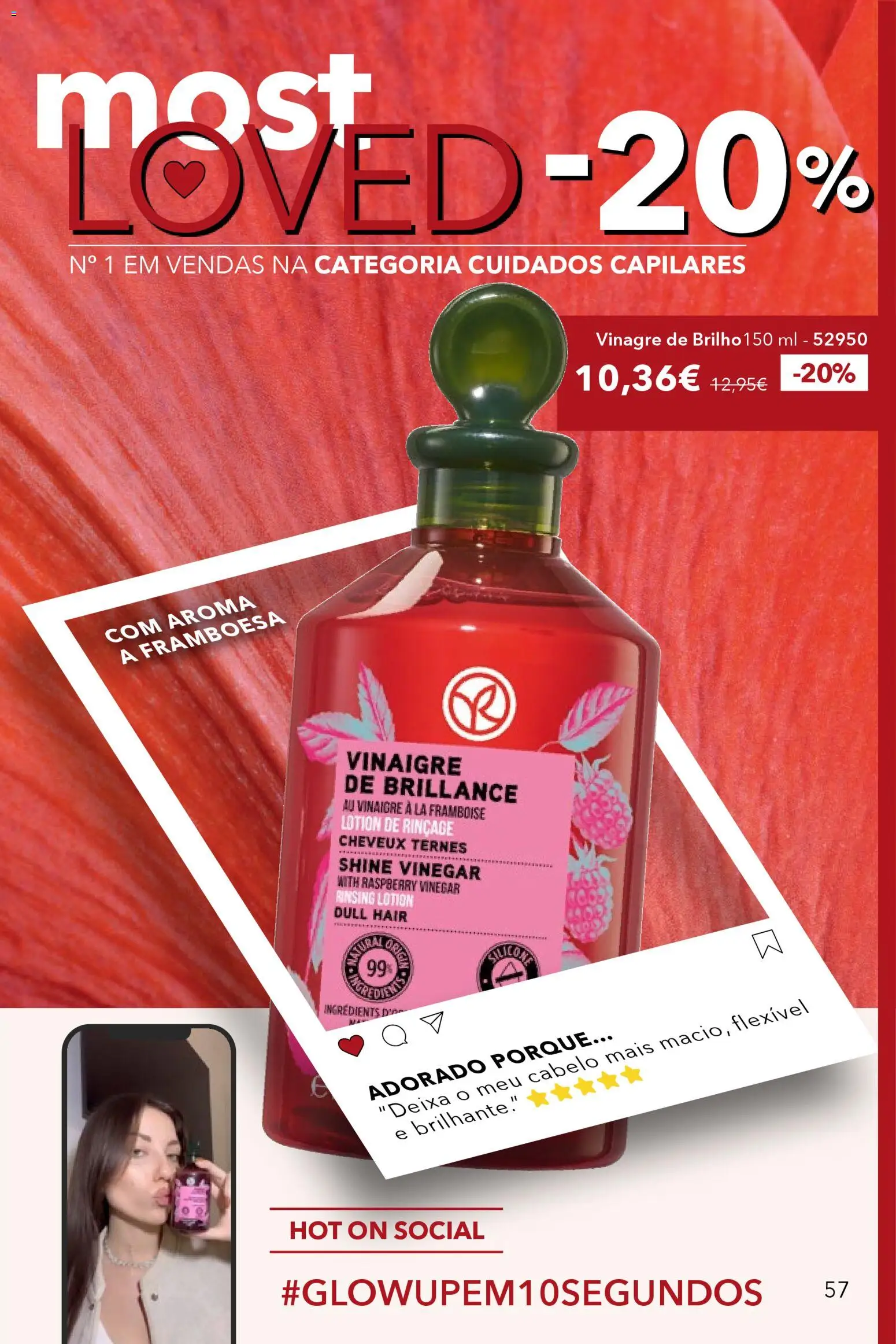 Yves Rocher catálogo 1 │ válido de 31.12.2025 | Página: 57 | Produtos: Vinagre