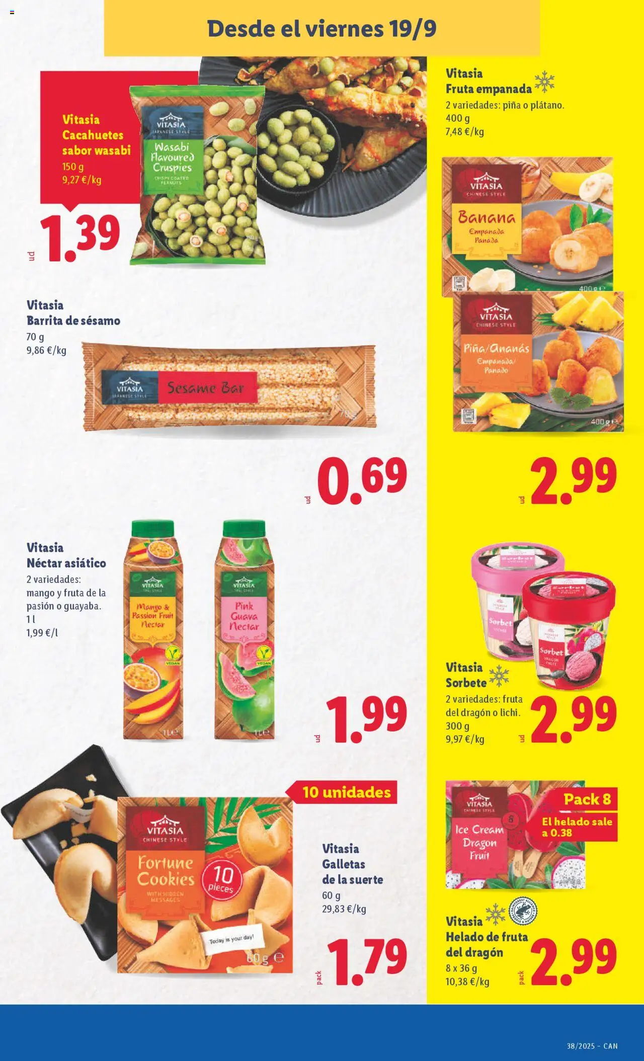 Lidl - Canarias  │ válido desde el 15.09.2025 | Página: 29 | Productos: Piña, Galletas, Helado, Néctar