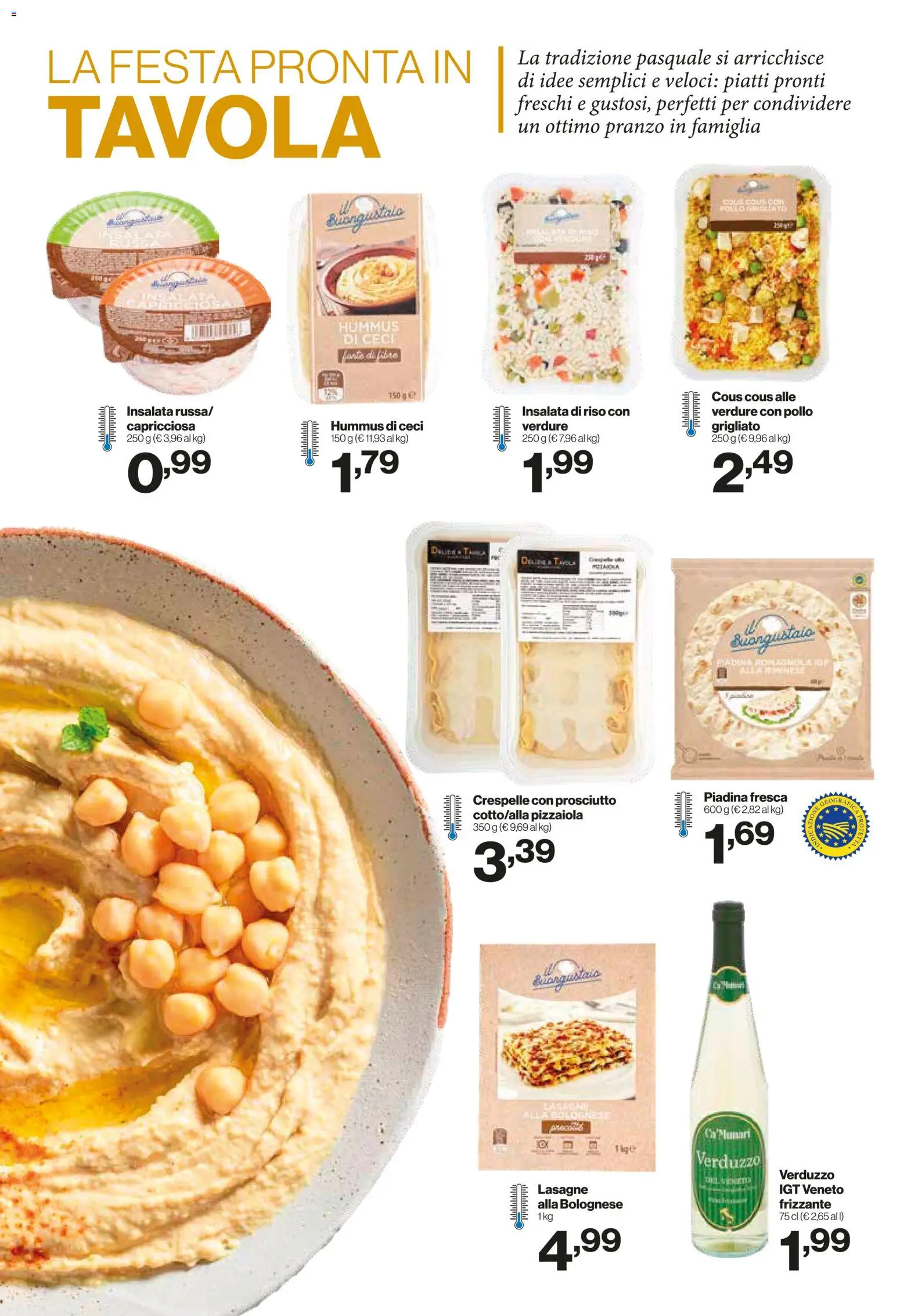 Volantino IN's del 25.03.2026 | Pagina: 10 | Prodotti: Pollo, Ceci, Verdure, Insalata di riso