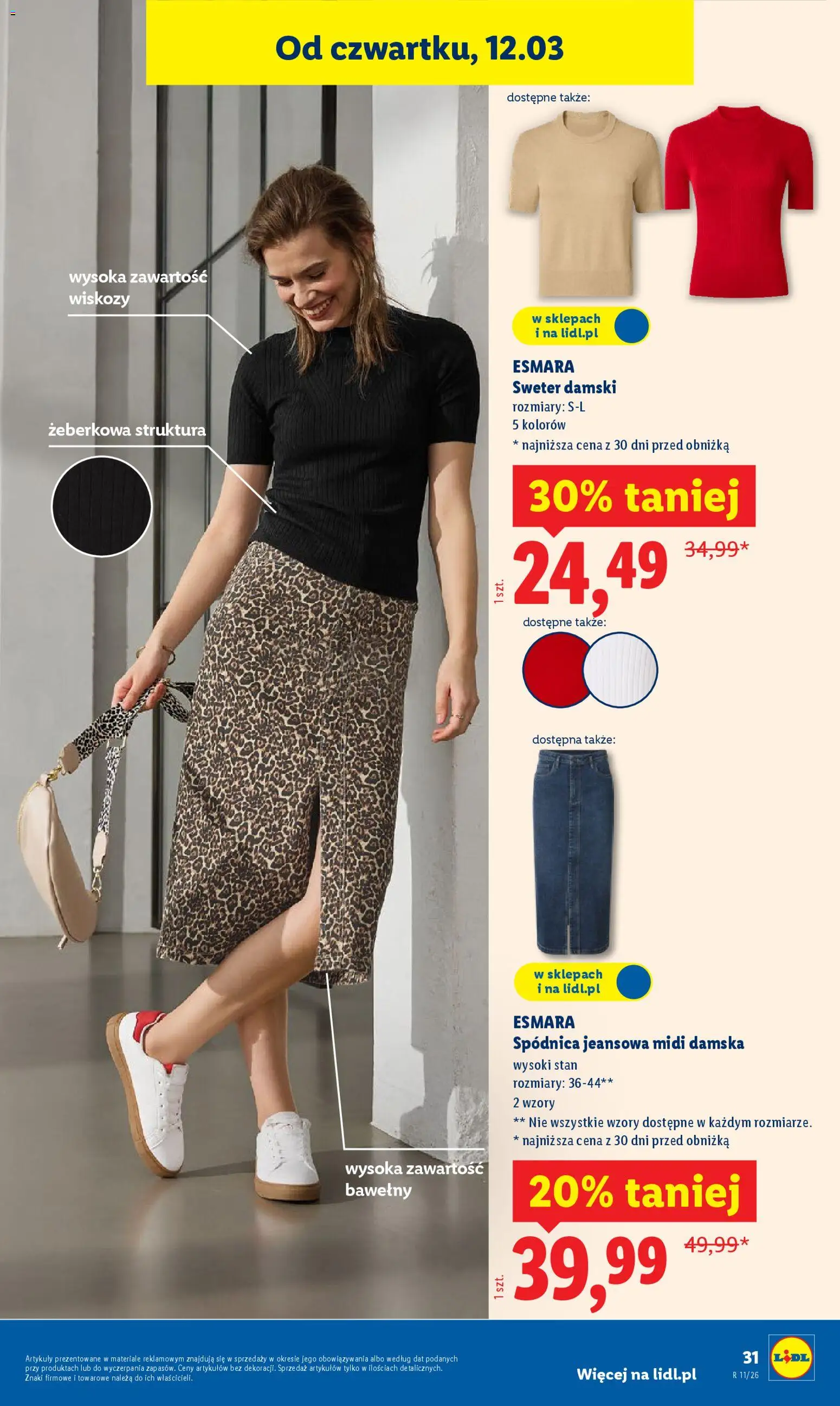 Lidl Katalog od 09.03.2026 | Strona: 39 | Produkty: Sweter