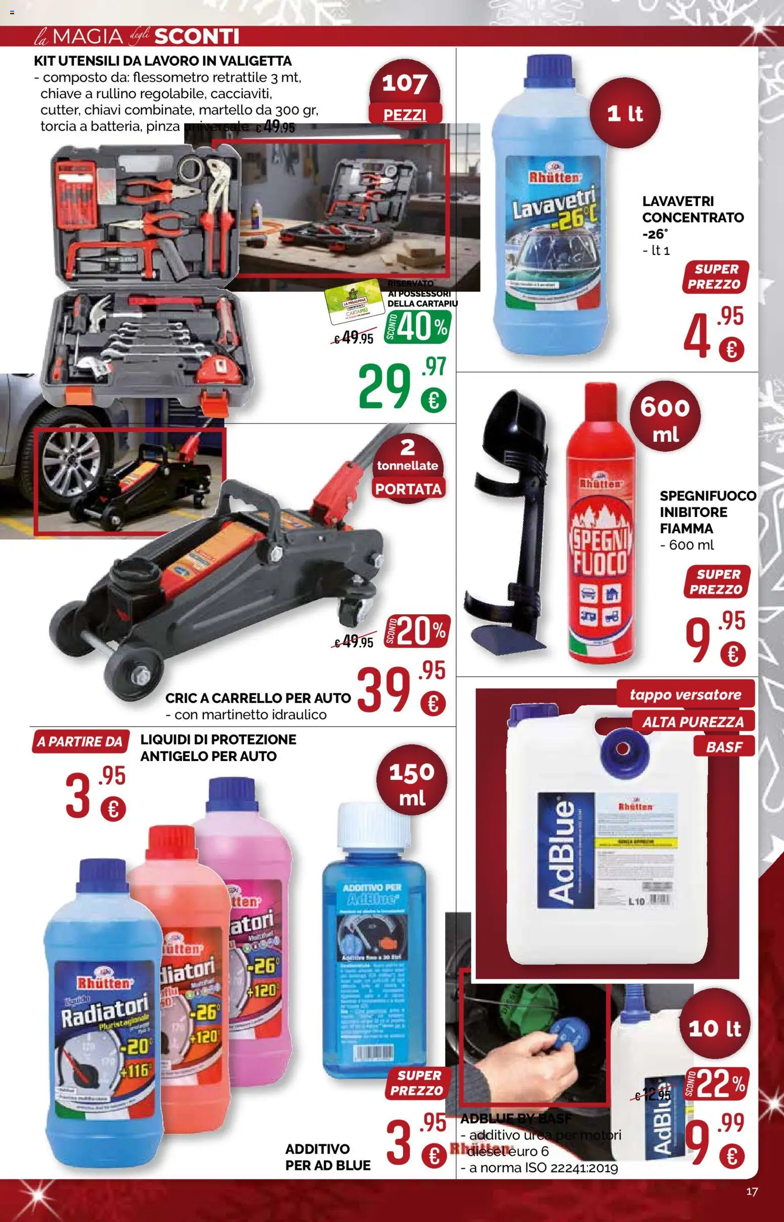 Volantino La Prealpina del 28.11.2025 | Pagina: 17 | Prodotti: Torcia, Carrello, Martello, Valigetta