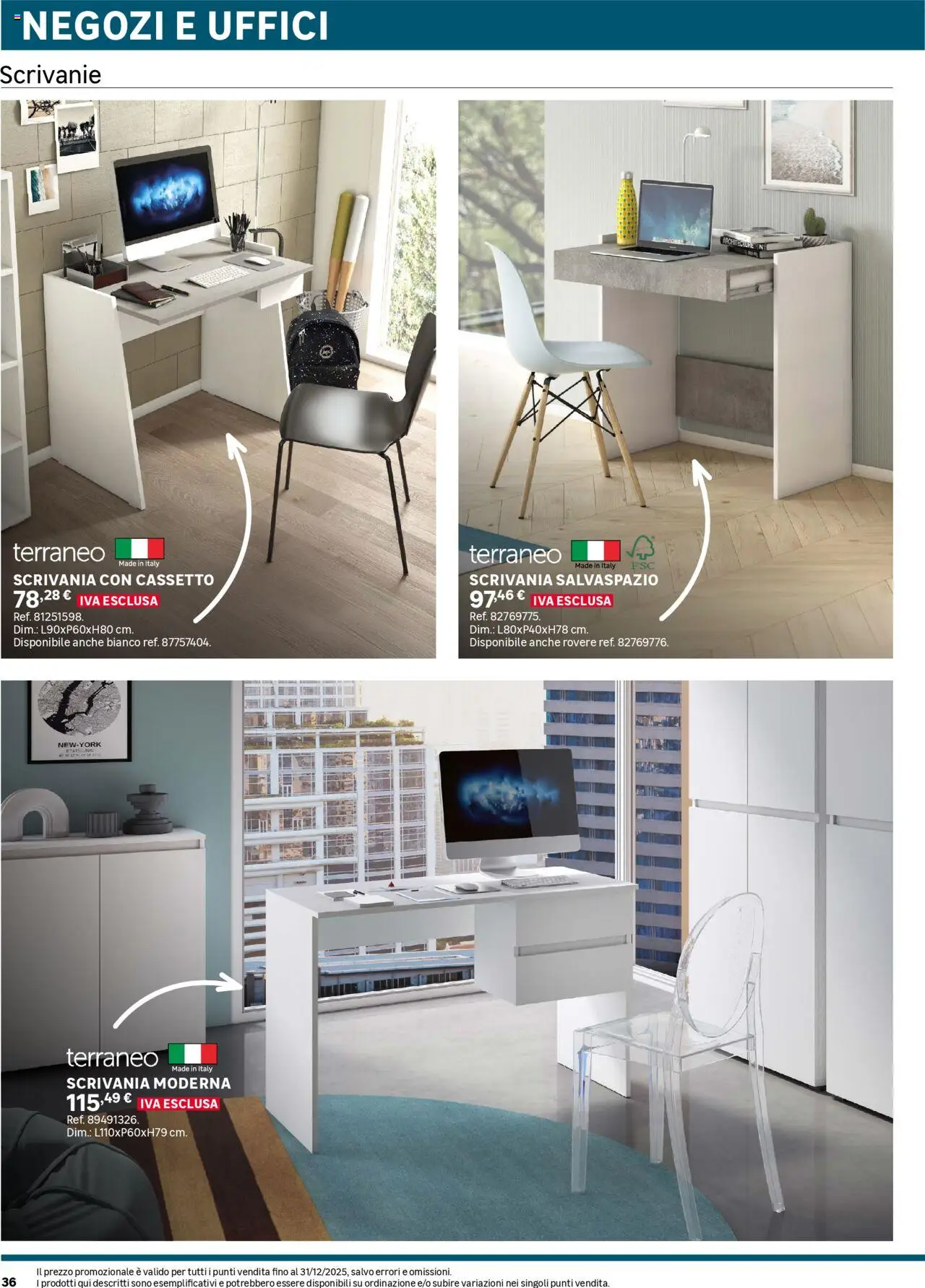 Volantino Leroy Merlin del 02.06.2025 | Pagina: 36 | Prodotti: Scrivania