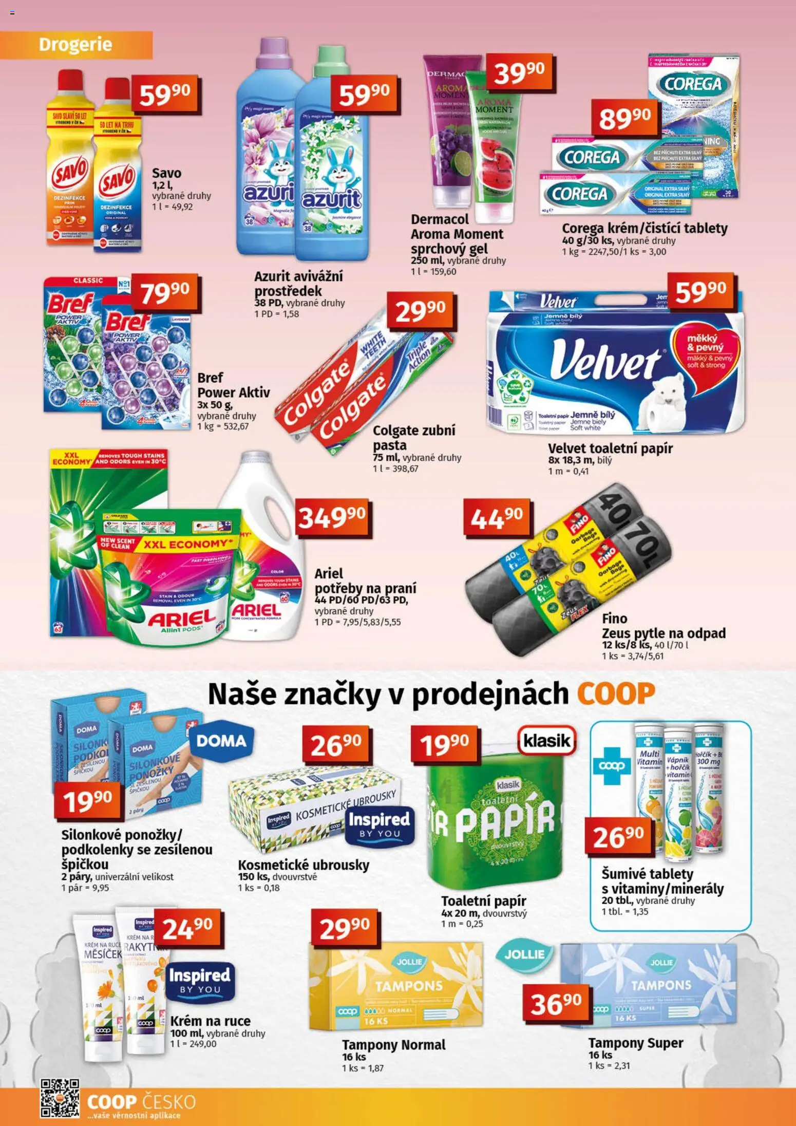 Konzum leták od 22.04.2026 | Strana: 8 | Produkty: Sprchový gel, Ponožky, Ubrousky, Drogerie