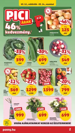 PENNY akciós újság - amely érvényes a következő dátumtól: 12.03.2026 | Oldal: 2