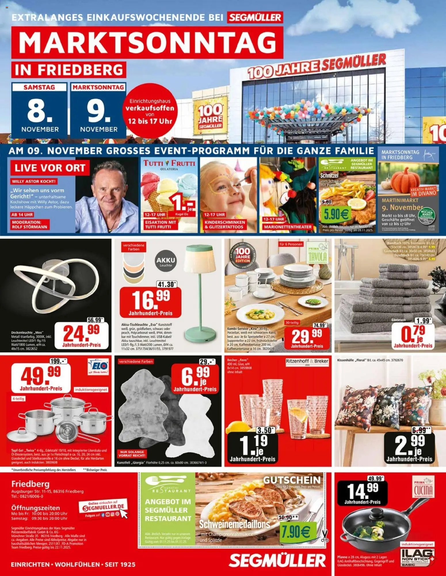 Segmüller Ich habe jahrelang zu viel bezahlt – gültig ab 01.11.2025 | Seite: 6 | Produkte: Pommes, Schnitzel, Eis, Uhr