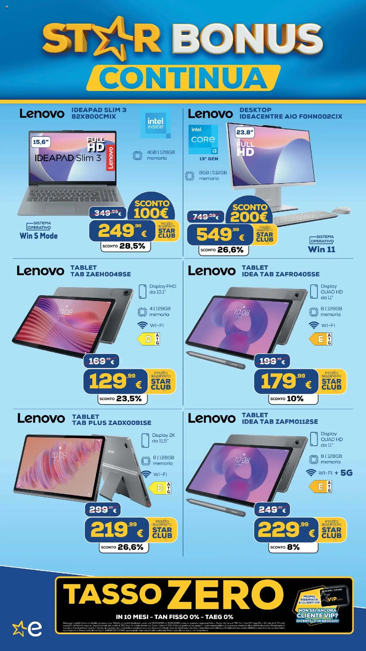 Volantino Euronics del 09.10.2025 | Pagina: 25 | Prodotti: Tablet