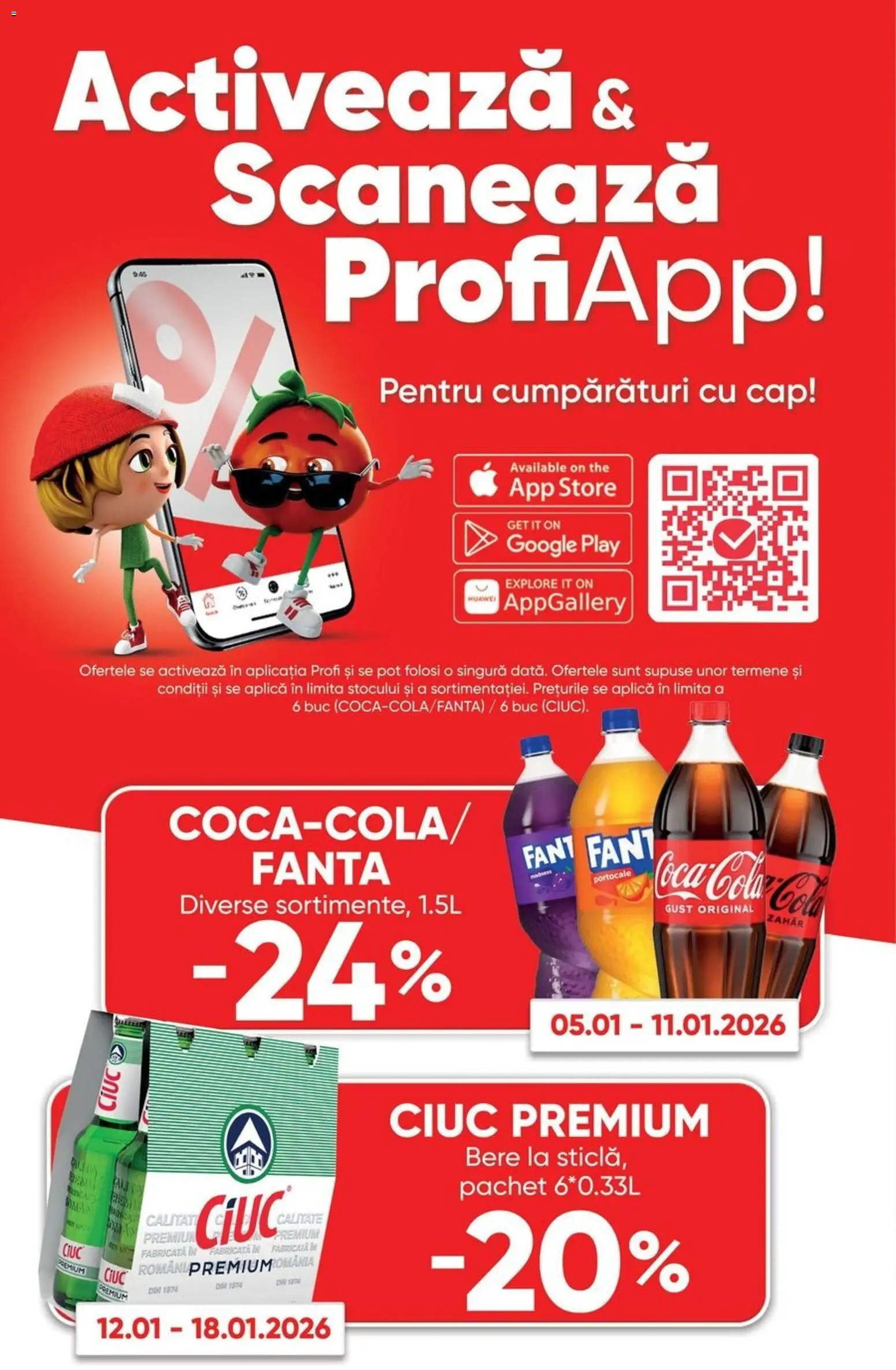 Noul catalog Profi – valabil de la 07.01.2026 | Pagină: 6 | Produse: Amerikan servis, Bere, Portocale, Zahăr