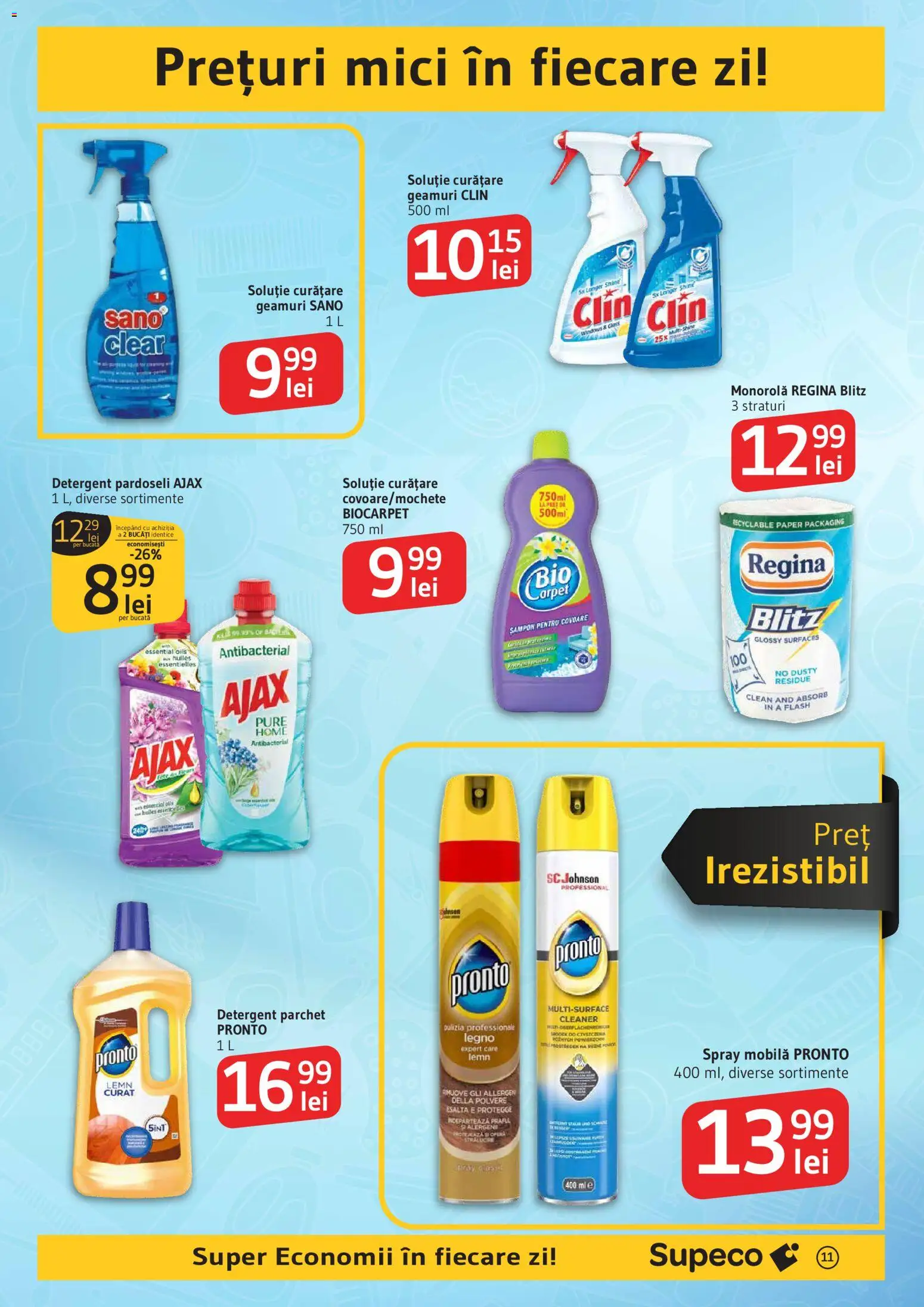 Noul catalog Supeco – valabil de la 19.03.2026 | Pagină: 11 | Produse: Pomelo, Parchet, Mici, Șampon