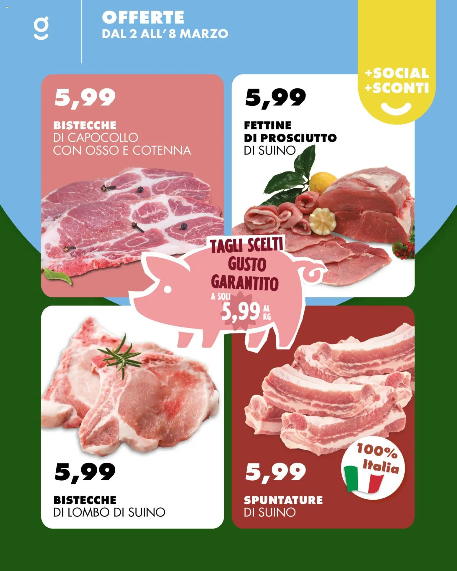 Volantino GECOP del 02.03.2026 | Pagina: 5 | Prodotti: Suino, Prosciutto