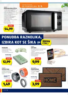 Katalog Hofer - Pregled kataloga iz trgovine Hofer SI, vrijedi od 25.02.2026 | Stranica: 16
