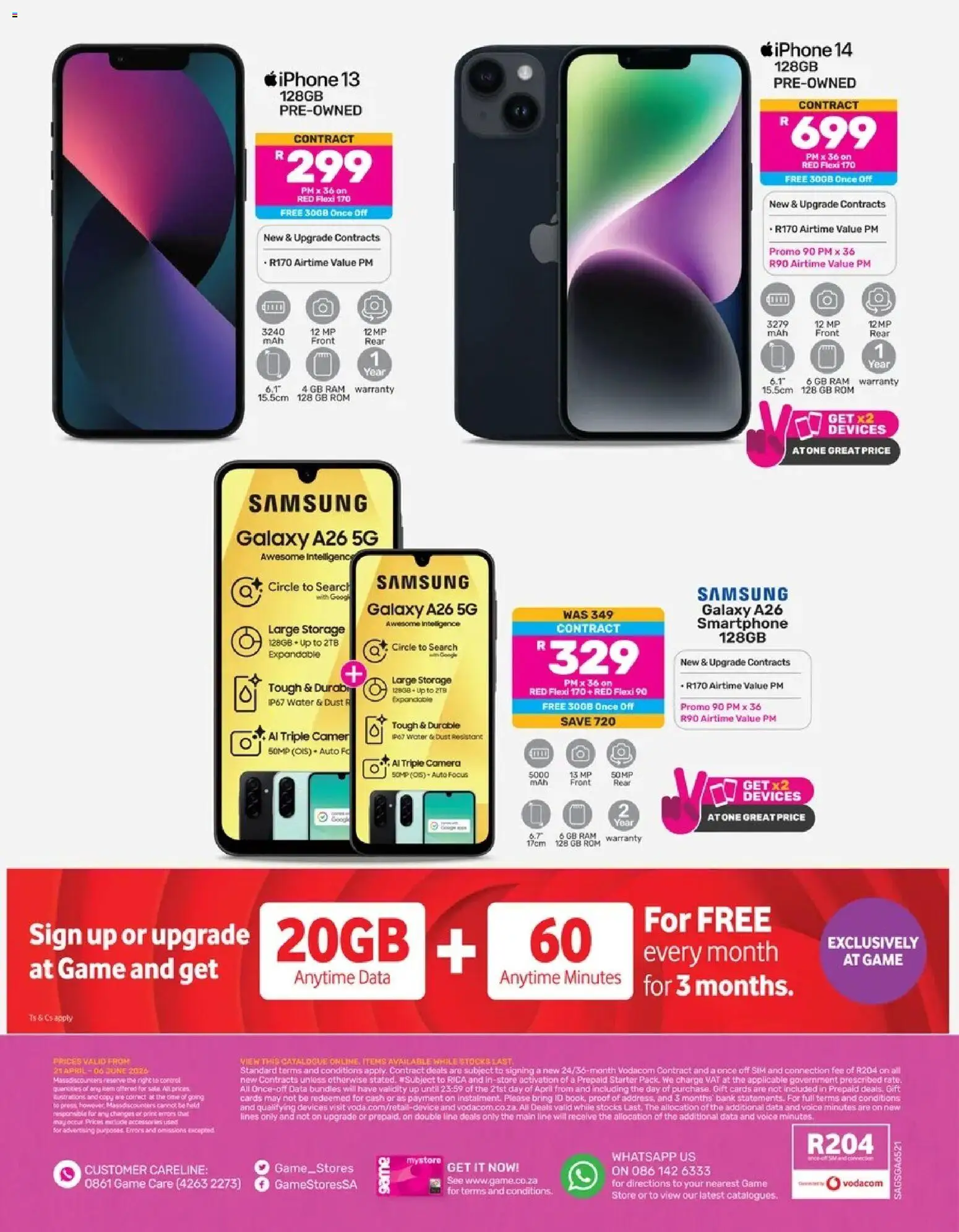 Game - 56 Years In The Game vol.2 valid from 21.04.2026 | Page: 12 | Products: Smartphone, Camera, Water, Game