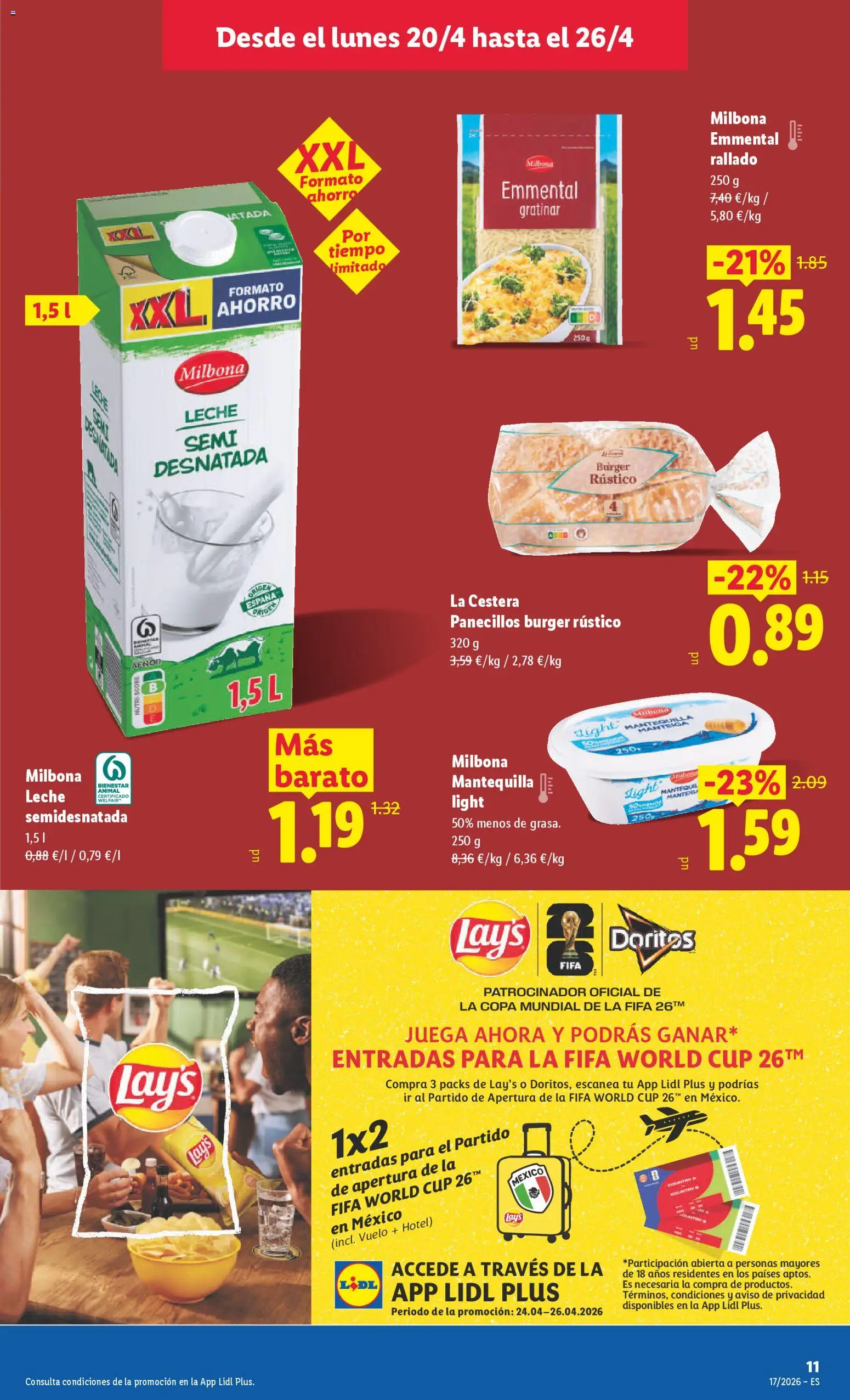 Lidl folleto │ válido desde el 20.04.2026 | Página: 19 | Productos: Leche, Juega, Συσκευή ροής