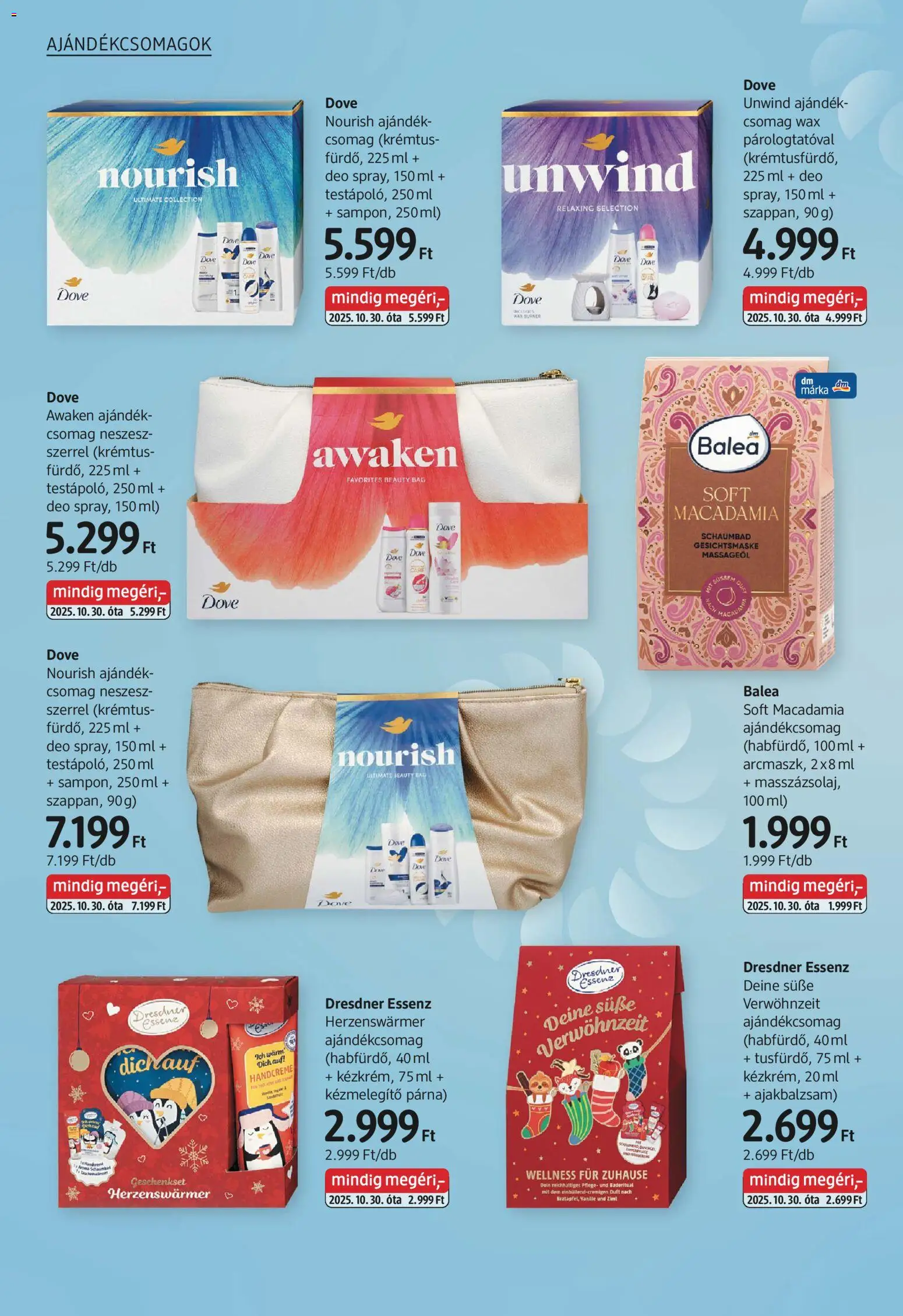DM Drogerie Markt akciós ujság - amely érvényes a következő dátumtól: 30.10.2025 | Oldal: 16 | Termékek: Párna