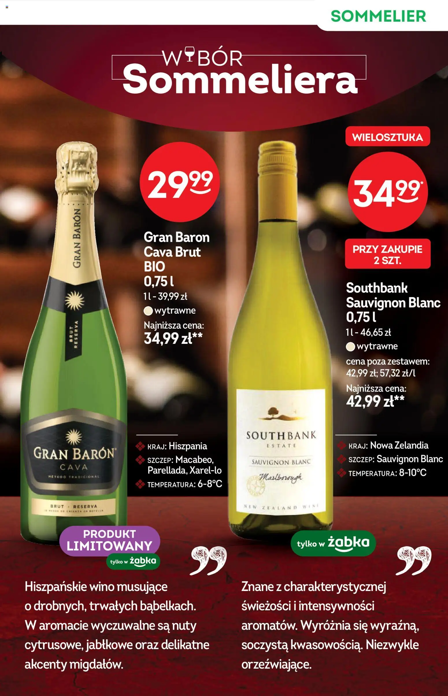 Żabka Gazetka - Katalog win od 10.12.2025 | Strona: 9 | Produkty: Wino