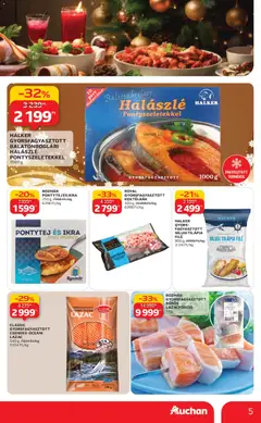 Auchan - Karácsonyi prémium élelmiszer hipermarket ajánlataink - amely érvényes a következő dátumtól: 20.11.2025 | Oldal: 5