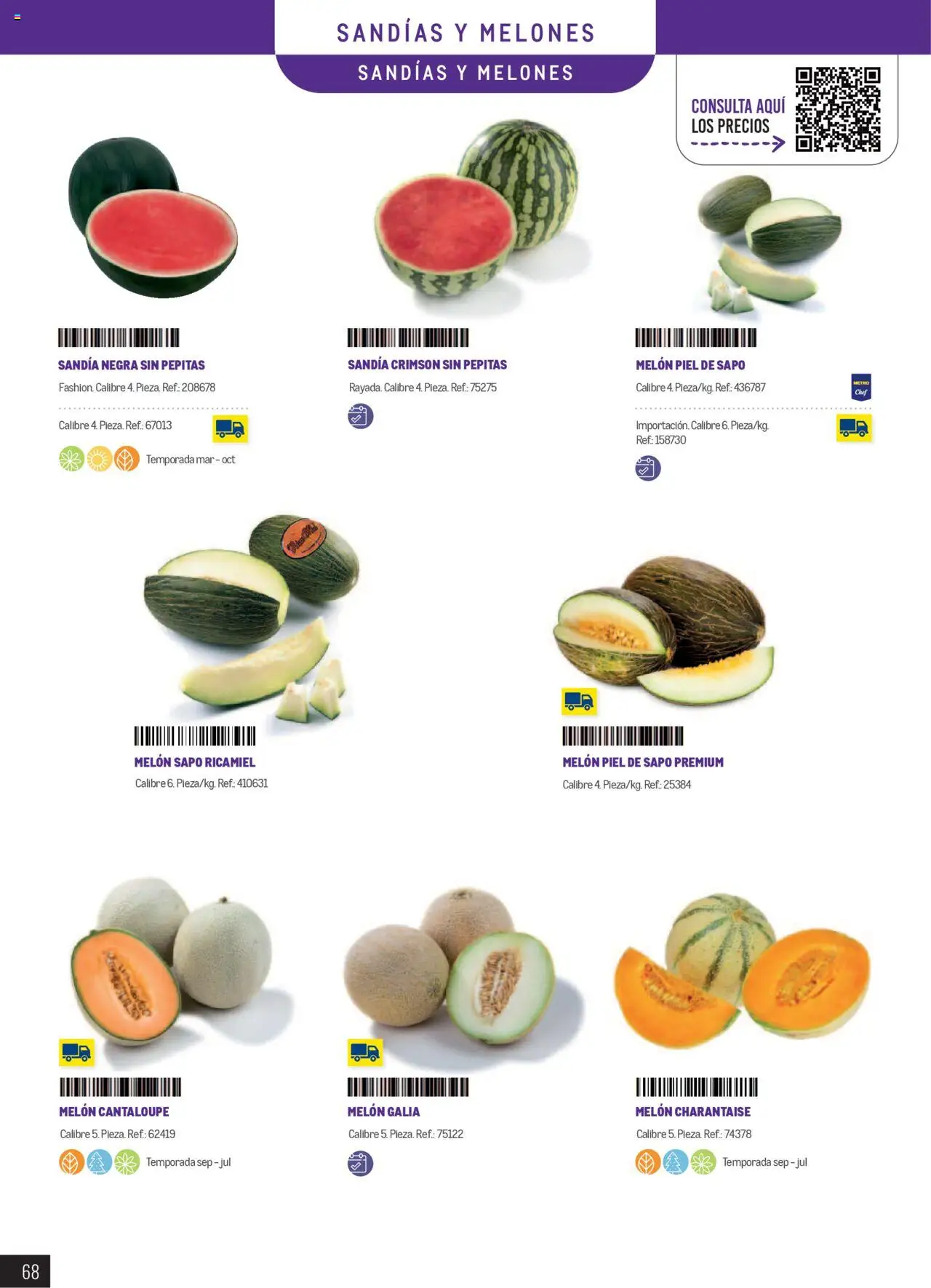 Makro catálogo │ válido desde el 01.01.2025 | Página: 68 | Productos: Sandía