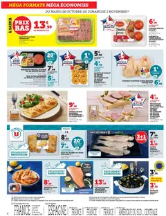 Hyper U - Prévisualisation de Hyper U - Super formats Super économies valide à partir de 28.10.2025 | Page: 8 | Produits: Crevette cuite, Frites, Raclette, Pommes