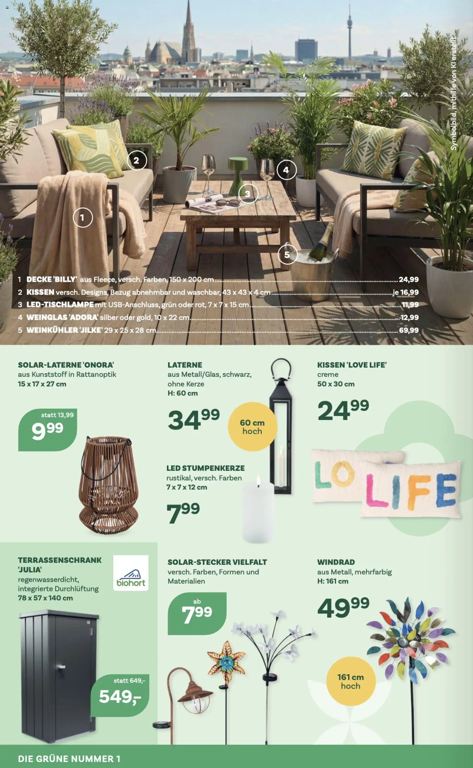 bellaflora Flugblatt gültig ab 23.04.2026 | Seite: 8 | Produkte: Kissen, Decke, Creme