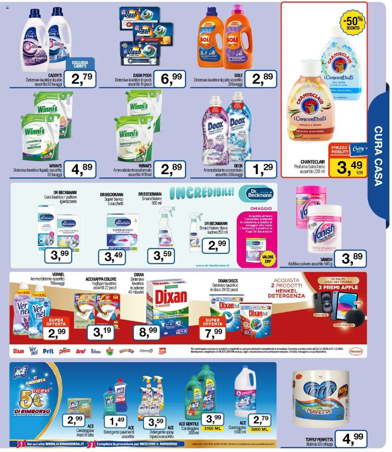 Volantino Caddy's del 21.08.2025 | Pagina: 7 | Prodotti: Ammorbidente, Smacchiatore, Sale, Lavatrice