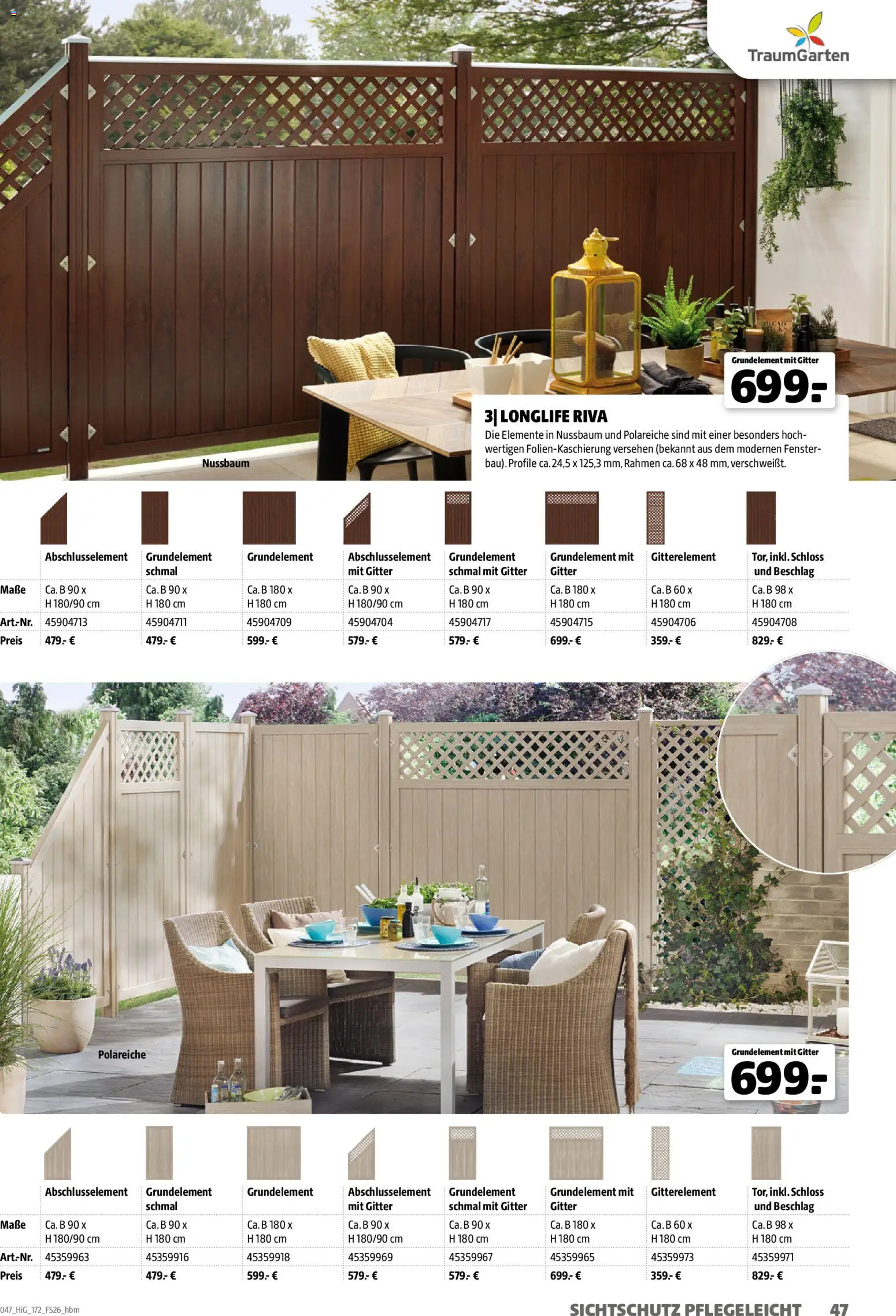 Hagebau Gartengestaltungsortiment – gültig ab 02.03.2026 | Seite: 47