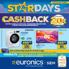 Anteprima del volantino Euronics Puglia catalogo valido a partire dal 09.10.2025